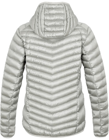 Ladies mountain jacket ARY light gray stripe