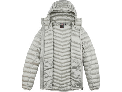 Ladies mountain jacket ARY light gray stripe