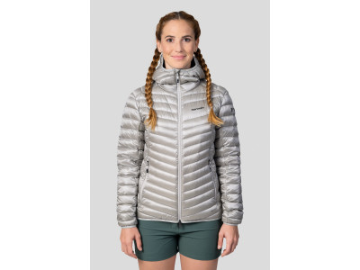 Ladies mountain jacket ARY light gray stripe