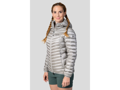 Ladies mountain jacket ARY light gray stripe