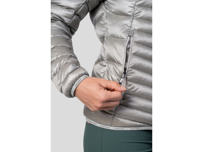 Ladies mountain jacket ARY light gray stripe