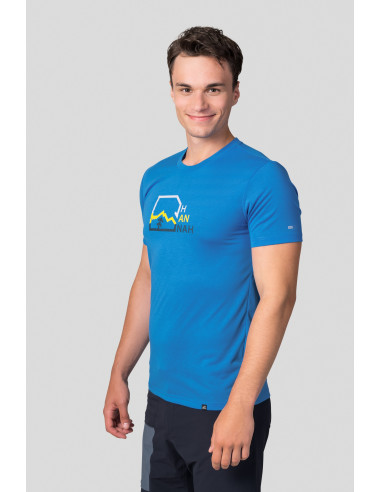 Men's mountain & trekking T-shirt BITE brilliant blue