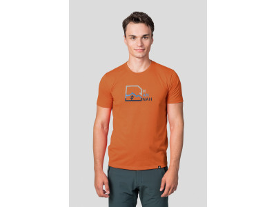 Men's mountain & trekking T-shirt BITE jaffa orange