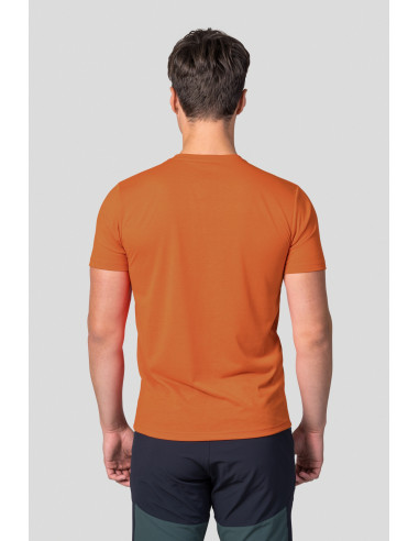 Men's mountain & trekking T-shirt BITE jaffa orange