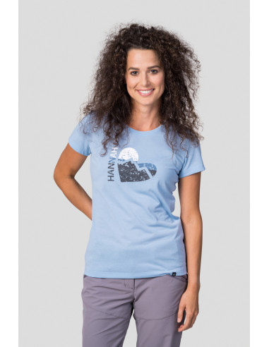 Sieviešu T-krekls pārgājieniem COREY II sapņaini zils