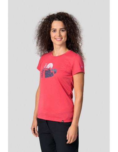 Ladies mountain & trekking T-shirt COREY II rose of sharon