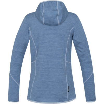 Sieviešu džemperis pārgājieniem DAGNYS HOODY aļaskas zils 2