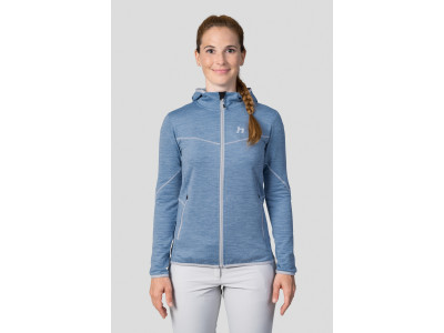 Ladies mountain & trekking sweatshirt DAGNYS HOODY alaskan blue mel