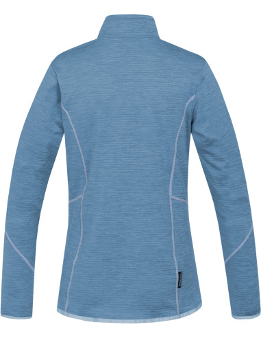 Ladies mountain & trekking sweatshirt DAGNYS alaskan blue mel