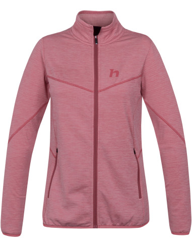 Ladies mountain & trekking sweatshirt DAGNYS quartz pink mel