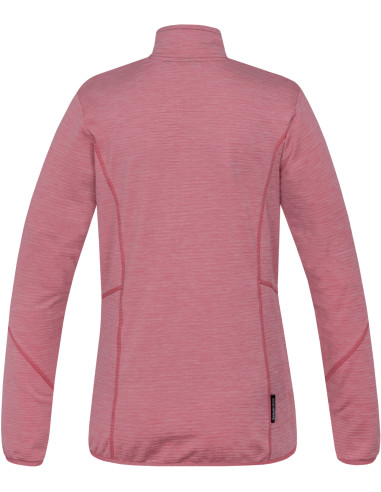Ladies mountain & trekking sweatshirt DAGNYS quartz pink mel