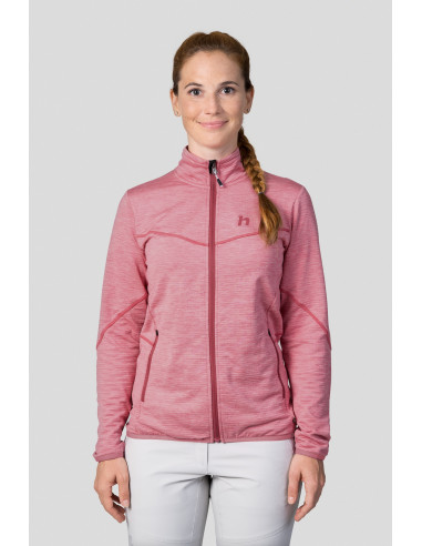 Ladies mountain & trekking sweatshirt DAGNYS quartz pink mel