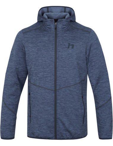 Men's mountain & trekking sweatshirt DAMAR HOODY blue shadow mel