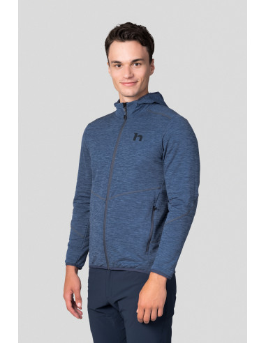 Men's mountain & trekking sweatshirt DAMAR HOODY blue shadow mel