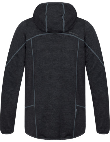 Men's mountain & trekking sweatshirt DAMAR HOODY dark gray mel
