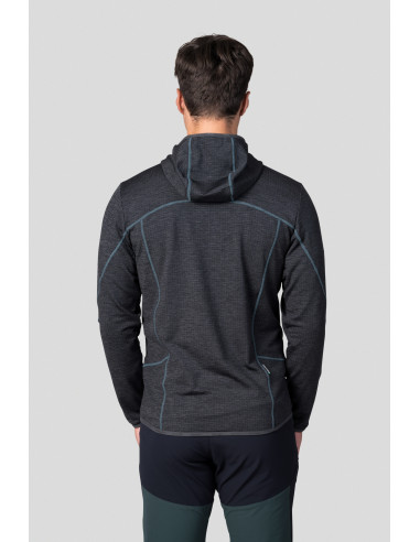 Men's mountain & trekking sweatshirt DAMAR HOODY dark gray mel