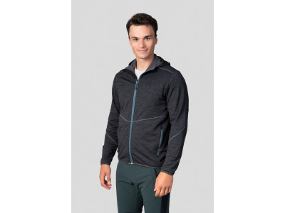 Men's mountain & trekking sweatshirt DAMAR HOODY dark gray mel