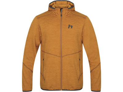 Men's mountain & trekking sweatshirt DAMAR HOODY golden yellow mel
