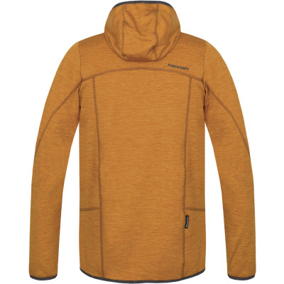 Men's mountain & trekking sweatshirt DAMAR HOODY golden yellow mel 2