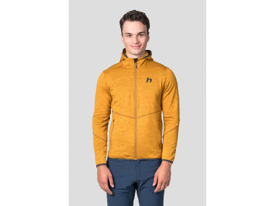 Men's mountain & trekking sweatshirt DAMAR HOODY golden yellow mel