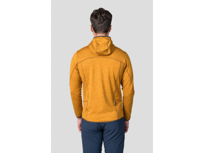Men's mountain & trekking sweatshirt DAMAR HOODY golden yellow mel