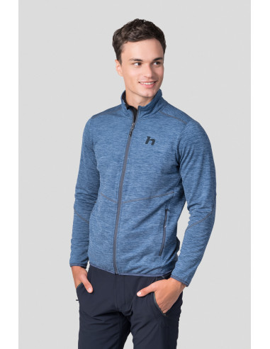 Men's mountain & trekking sweatshirt DAMAR blue shadow mel