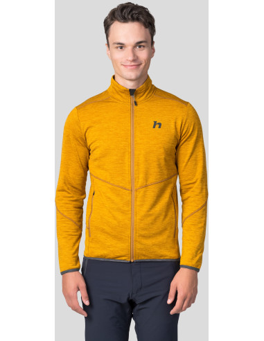 Men's mountain & trekking sweatshirt DAMAR golden yellow mel