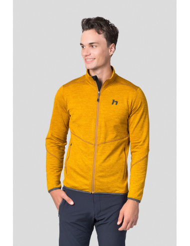 Men's mountain & trekking sweatshirt DAMAR golden yellow mel