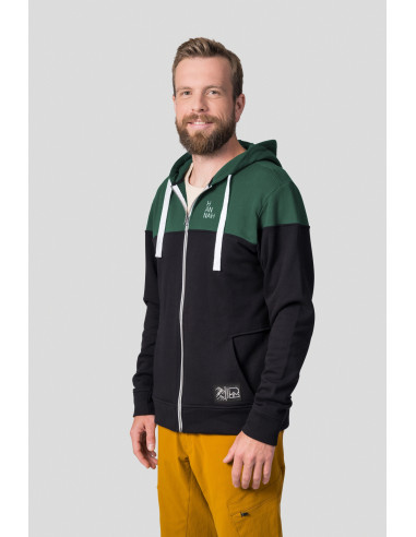 Men's every day sweatshirt FEZCO anthracite / dark green