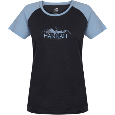 Ladies mountain T-shirt LESLIE asphalt / angel falls