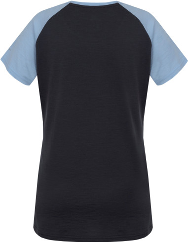 Ladies mountain T-shirt LESLIE asphalt / angel falls