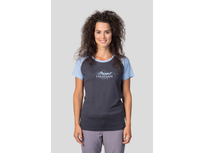 Ladies mountain T-shirt LESLIE asphalt / angel falls