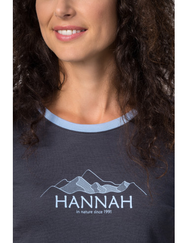 Ladies mountain T-shirt LESLIE asphalt / angel falls