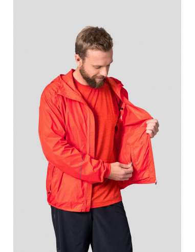 Men's active jacket MILES cherry tomato