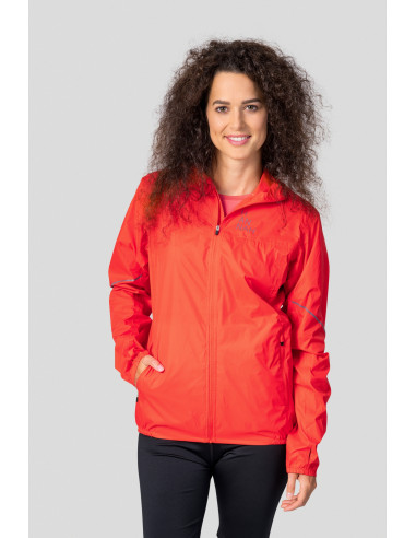Ladies active jacket MILEY cherry tomato
