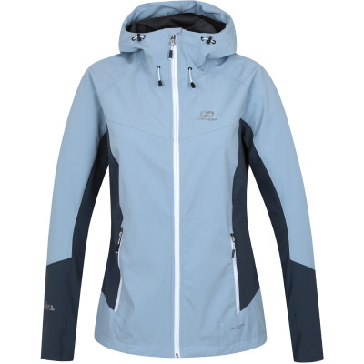 Ladies mountain & trekking jacket PULLA blue fog / dark slate