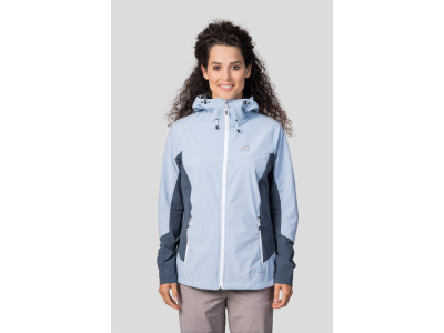 Ladies mountain & trekking jacket PULLA blue fog / dark slate