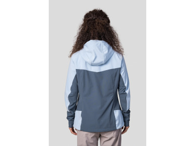 Ladies mountain & trekking jacket PULLA blue fog / dark slate