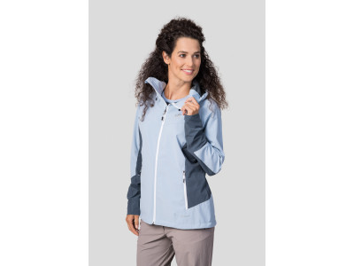 Ladies mountain & trekking jacket PULLA blue fog / dark slate