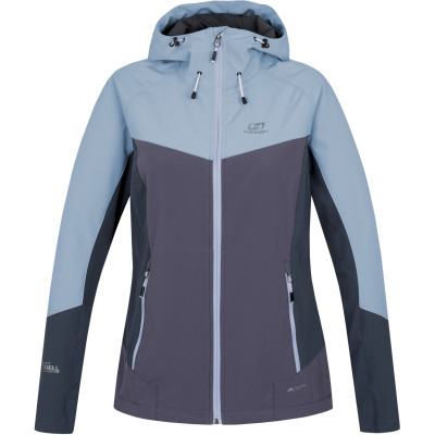 Ladies mountain & trekking jacket PULLA blue fog / shark