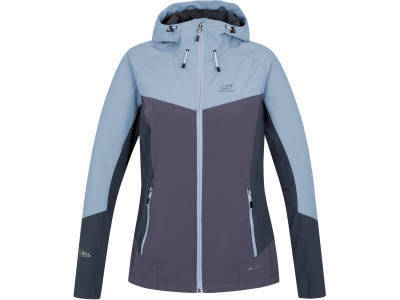 Ladies mountain & trekking jacket PULLA blue fog / shark