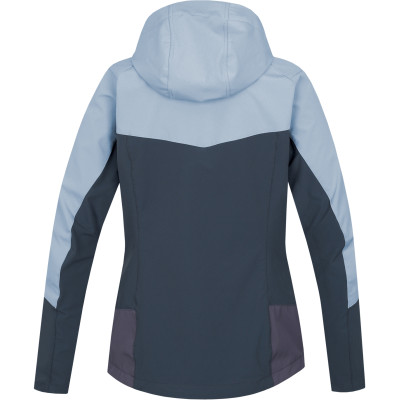 Ladies mountain & trekking jacket PULLA blue fog / shark 2