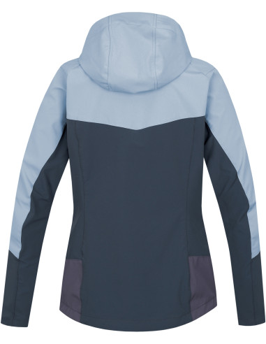 Ladies mountain & trekking jacket PULLA blue fog / shark