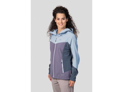 Ladies mountain & trekking jacket PULLA blue fog / shark