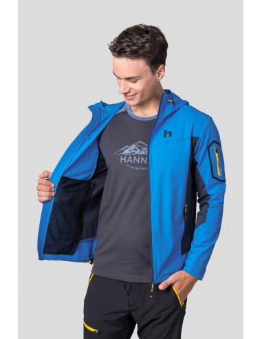 Men's mountain & trekking jacket SEUMAS brilliant blue / midnight navy