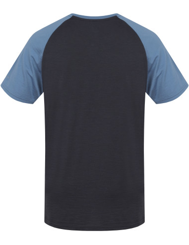 Men's mountain T-shirt TAREGAN asphalt / blue shadow