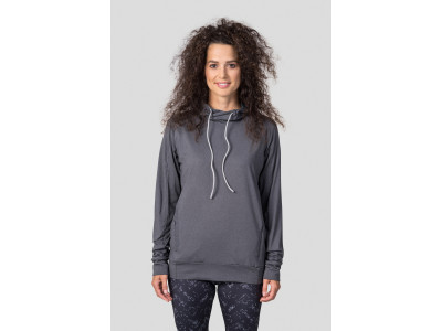 Ladies active sweatshirt VERNITA asphalt mel