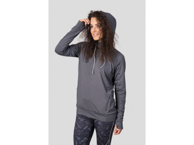 Ladies active sweatshirt VERNITA asphalt mel