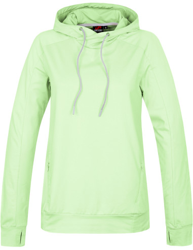 Ladies active sweatshirt VERNITA paradise green mel
