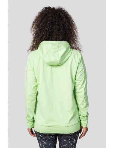 Ladies active sweatshirt VERNITA paradise green mel